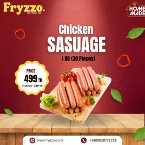 Home frozen chicken sausage | চিকেন সসেজ